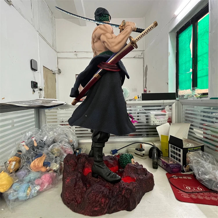 Zoro Five-Headed Eagle Large Collectible Statue 50CM One Piece domineering anime figure gift