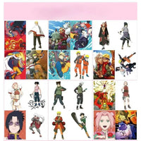 Naruto Characters Art Book Drawing Skills multiple colorful pages anime improvement guide