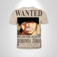 A casual One Piece Luffy T-shirt featuring a cartoon Monkey D. Luffy graphic, designed as a loose, breathable short-sleeve top for men and boys.