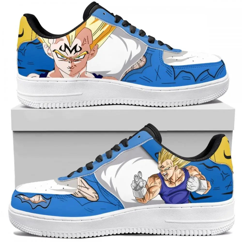 Dragon Ball Z Goku Vegeta Anime Sneakers side profile custom anime casual basketball shoe