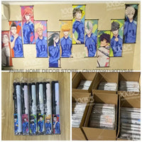 High-definition Naruto Posters hanging scroll featuring Uzumaki Naruto, Uchiha Sasuke, and Madara for anime home wall decoration.