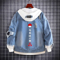 Naruto Akatsuki Itachi Harajuku Pullover Hoodie back view flannel Harajuku anime sweatshirt