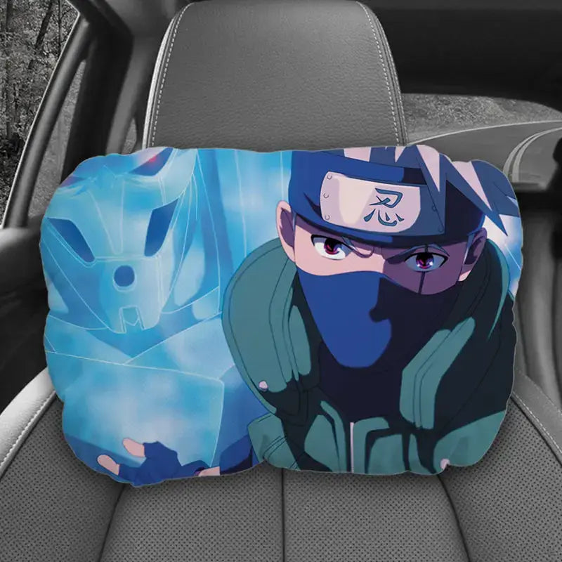 Naruto Uzumaki Plush Car Seat Neck Pillow Bandai flannel elastic cotton 20x32cm all cars