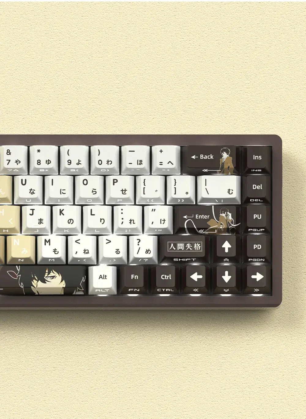 Miyu 129-Key OEM PBT Translucent Keycaps side-engraved 5-side thermal sublimation custom mechanical keyboard