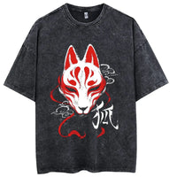 A trendy oversized Demon Slayer Hooded Sweatshirt featuring colorful anime character graphics, designed as casual autumn streetwear for men and women.