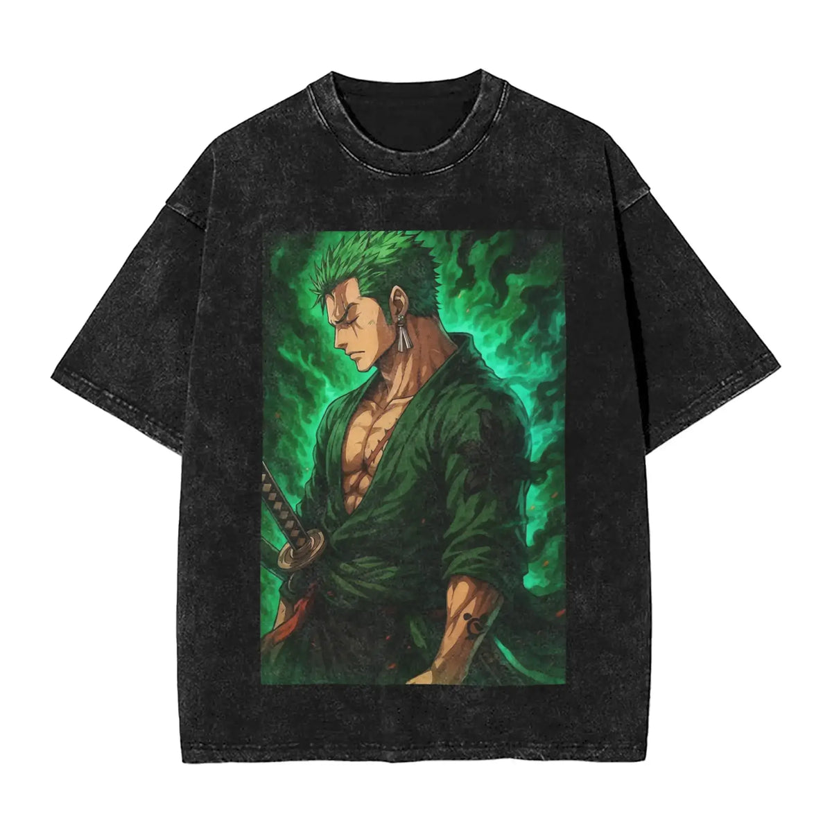 Eustass Kid One Piece Washed T-Shirt | Vintage Streetwear