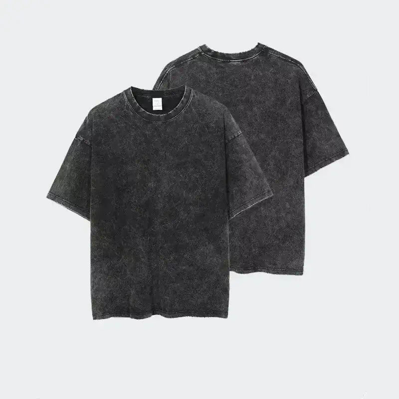 Ichigo Kurosaki Ink Sketch Kanji Double-Sided T-Shirt featuring vintage wash and oversized style.
