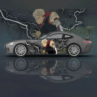 Yuji Itadori Anime Car Decal Sticker 2pc universal PVC gloss full body vehicle decoration