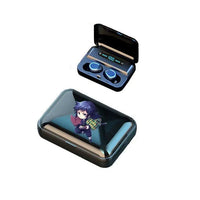 Demon Slayer Tanjiro Nezuko Bluetooth Anime Headset wireless charging sports fitness earbuds