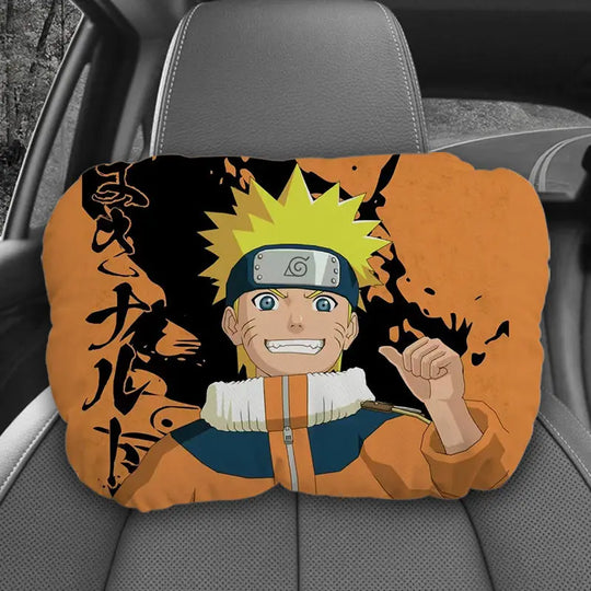 Naruto Uzumaki Plush Car Seat Neck Pillow Bandai flannel elastic cotton 20x32cm all cars