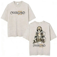Albedo Overlord Vintage Washed T-Shirt Anime Graphic Tee