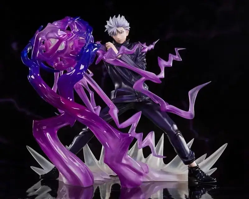 High-quality Jujutsu Kaisen Figures PVC model statues featuring Satoru Gojo, Itadori Yuji, and Ryomen Sukuna for desktop decoration.