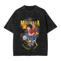 Eustass Kid One Piece Washed T-Shirt | Vintage Streetwear