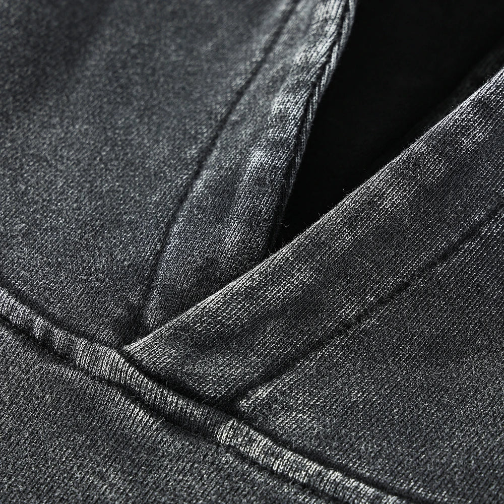 One Piece Vintage Washed Oversized Hoodie | Cotton Streetwear