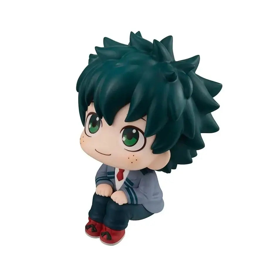 A highly detailed 18cm My Hero Academia Anime Figure made of PVC, featuring action poses of All Might, Deku, and Bakugo for collectors.