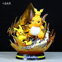 Detailed Pokemon Anime Figures made of PVC, featuring luminous Charizard, Gengar, and Eevee designs for collectors and home decoration.