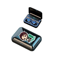 Demon Slayer Tanjiro Nezuko Bluetooth Anime Headset wireless charging sports fitness earbuds