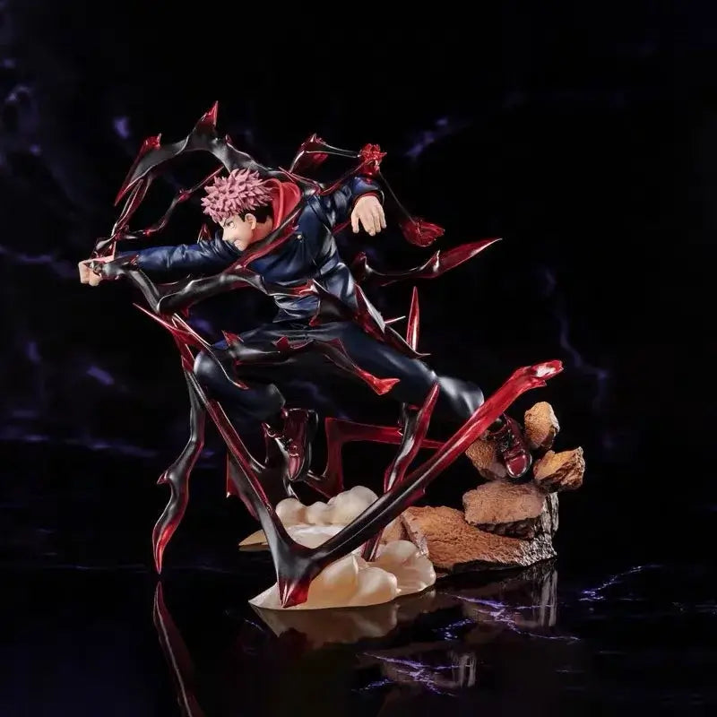 High-quality Jujutsu Kaisen Figures PVC model statues featuring Satoru Gojo, Itadori Yuji, and Ryomen Sukuna for desktop decoration.