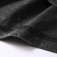 Close-up of One Piece Luffy Gear 5 Nika Harajuku Washed T-Shirt print washed cotton retro detail
