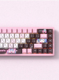 Miyu 129-Key OEM PBT Translucent Keycaps side-engraved 5-side thermal sublimation custom mechanical keyboard