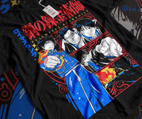 Fullmetal Alchemist Manga T-Shirt oversized cotton anime graphic tee with vintage washed finish short sleeves and relaxed streetwear silhouette