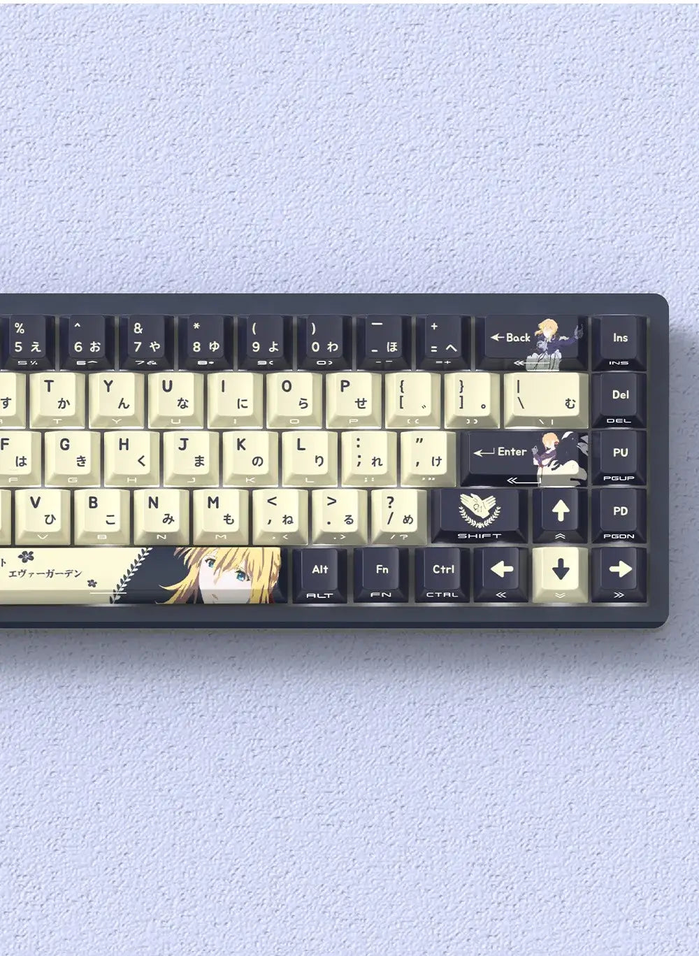 Miyu 129-Key OEM PBT Translucent Keycaps side-engraved 5-side thermal sublimation custom mechanical keyboard