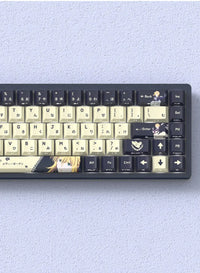Miyu 129-Key OEM PBT Translucent Keycaps side-engraved 5-side thermal sublimation custom mechanical keyboard