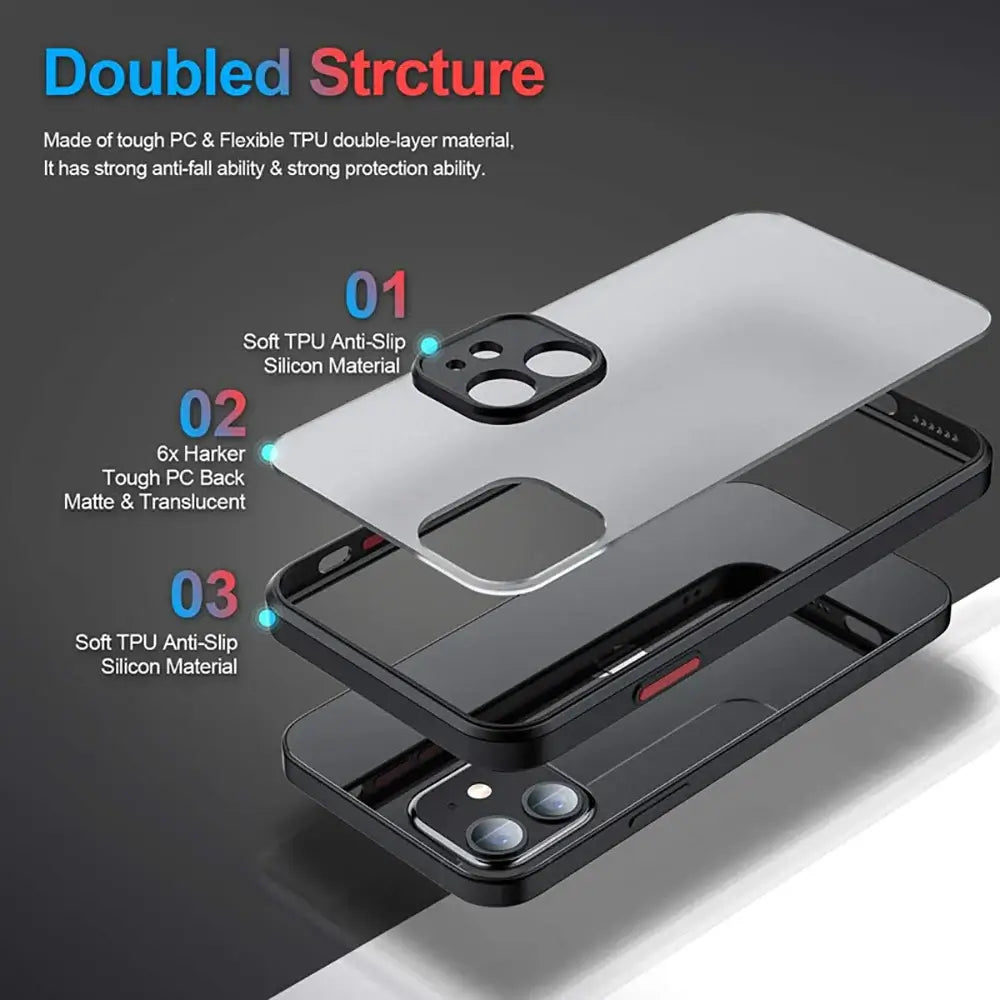 A luxury One Piece iPhone Case with frosted translucent finish and anime art, fitted for Apple iPhone 15, 14, and 13 Pro Max.