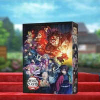 Close-up of Demon Slayer Anime Advent Calendar 2D flat PVC figure cartoon action detail