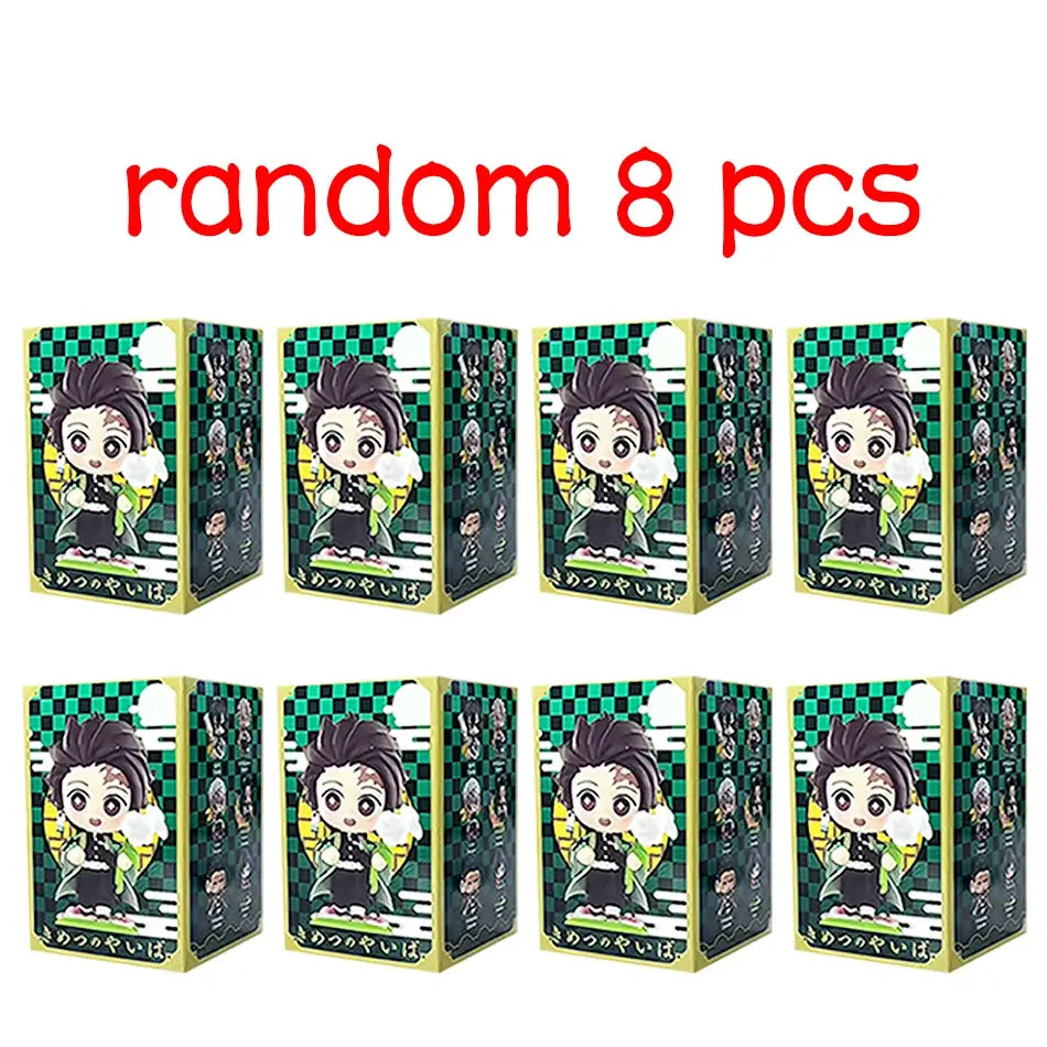 Demon Slayer Tanjiro Nezuko Blind Box Figure anime cartoon statue ornament surprise gift