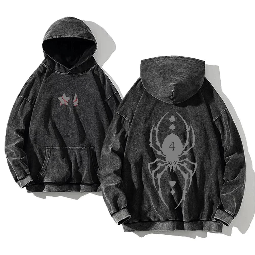 Hunter x Hunter Vintage Washed Manga Hoodie | Fleece Pullover