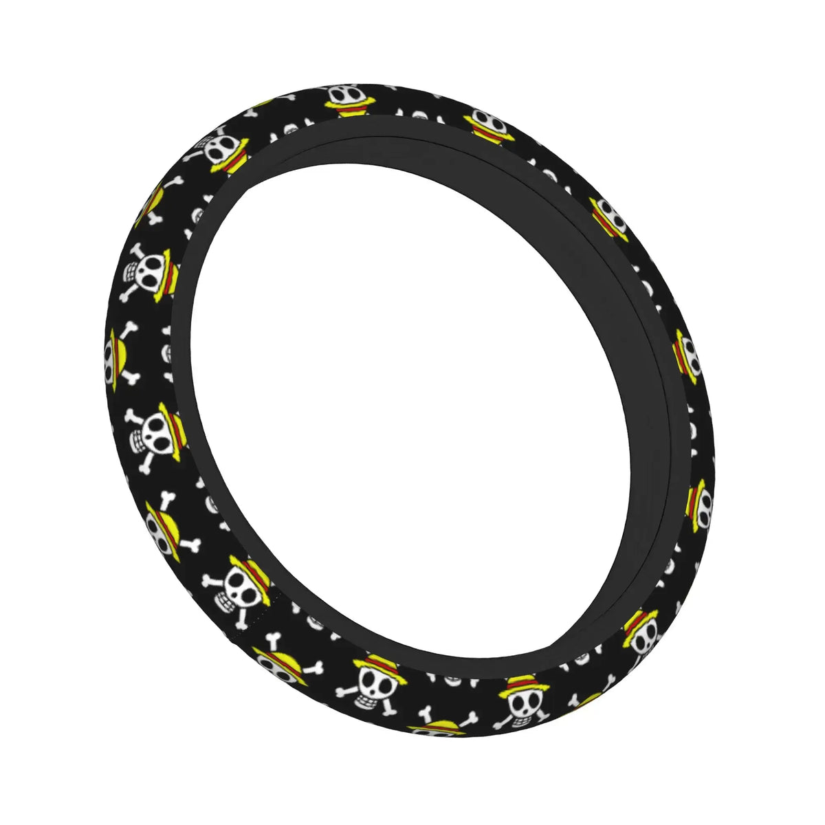 One Piece Luffy Anime Steering Wheel Cover soft elastic 37-38cm car decoration accessory
