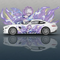 Killua Zoldyck Anime Vinyl Car Decal Side Graphic flower UV fade-resistant universal SUV vehicle