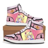 Casual Midoriya Izuku Sneakers featuring green Deku anime print, comfortable flat basketball shoes for men and women.