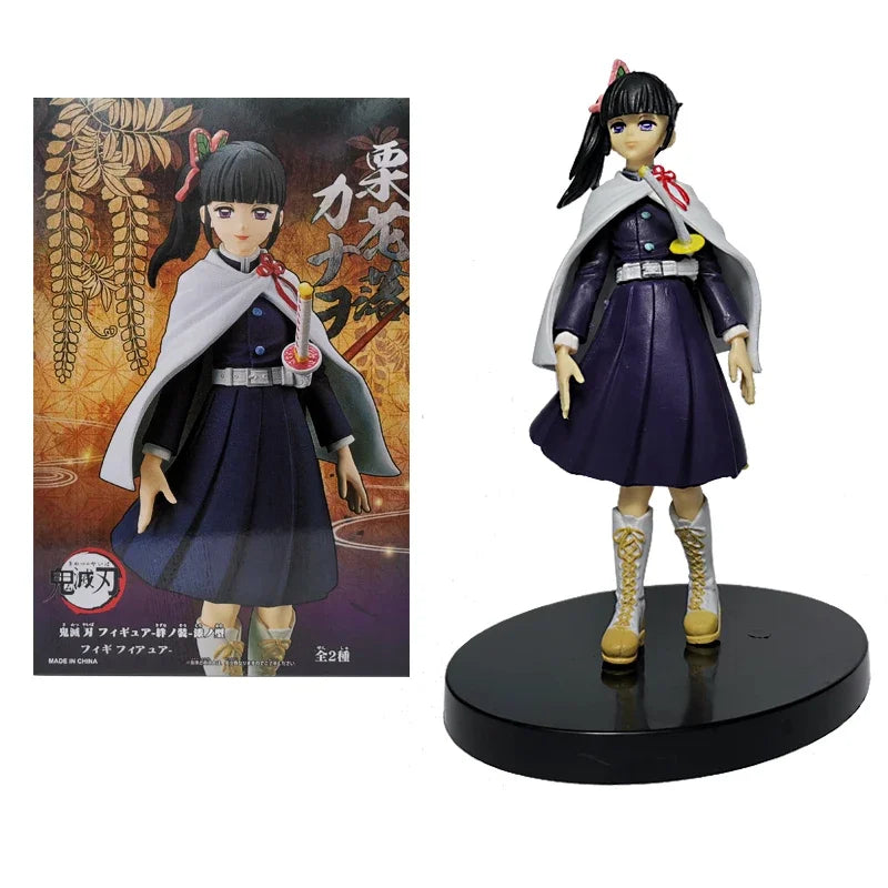 High-quality Demon Slayer Figures featuring Tanjiro Kamado, Nezuko, Zenitsu, and Inosuke in dynamic action poses for anime collection.