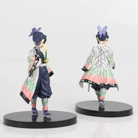 A highly detailed 16cm Demon Slayer Anime Figure made of premium PVC, showcasing Kamado Tanjiro in a dynamic warrior action pose for desktop decoration.