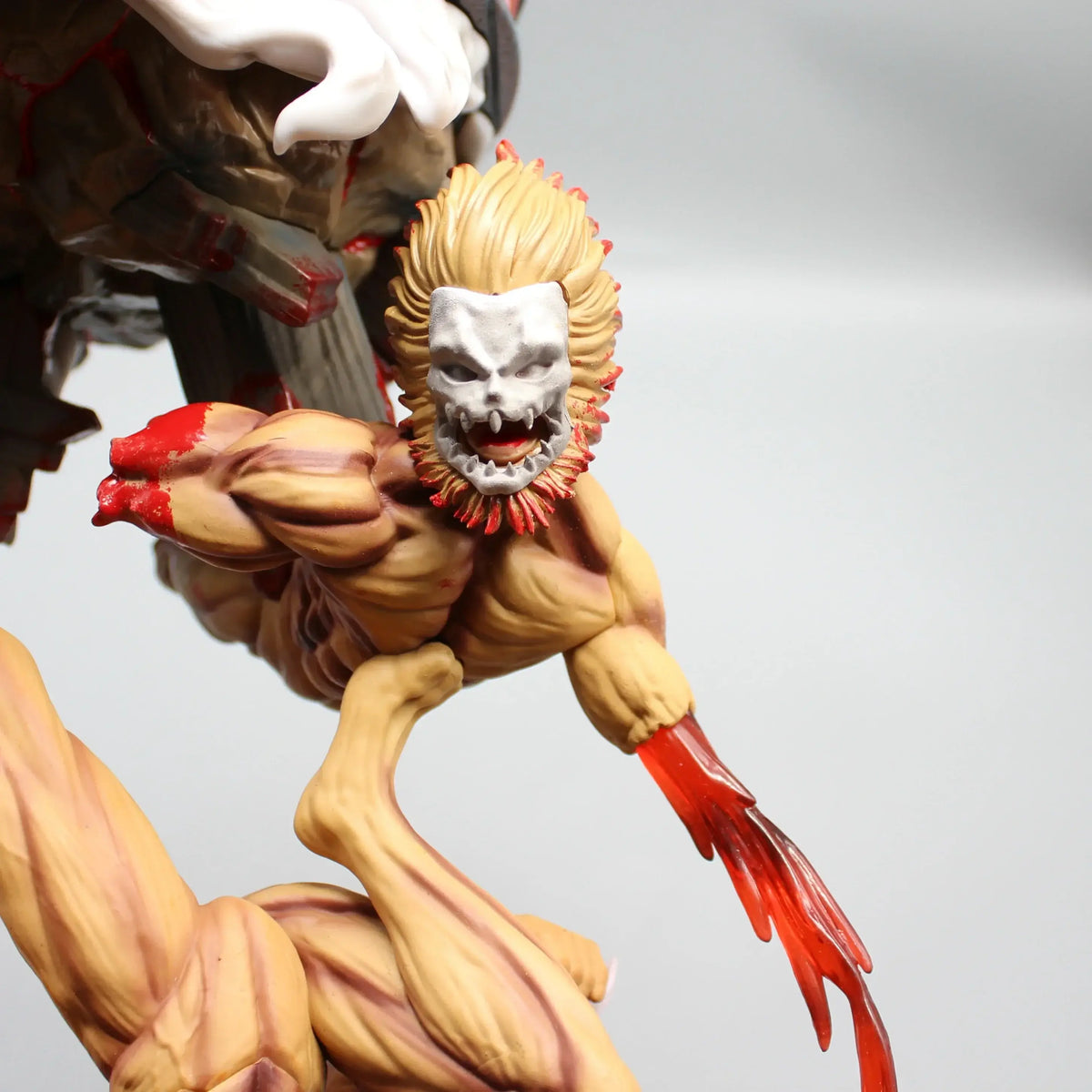 A highly detailed 29cm Eren Jaeger Figure made of premium PVC, showcasing the Attack on Titan protagonist in a dynamic pose for anime desktop decoration.
