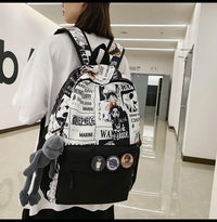 One Piece Luffy Anime Backpack school laptop travel bag men women bold print gift