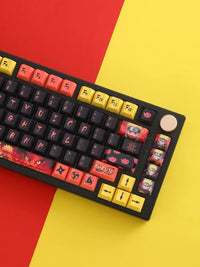 Naruto Uzumaki Translucent Mechanical Keyboard Keycap Bandai PBT PC gradient OEM holiday gift