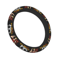 One Piece Luffy Anime Steering Wheel Cover soft elastic 37-38cm car decoration accessory