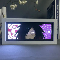 Naruto Uchiha Sasuke 3D Anime LED Light Box illuminated warm glow anime desk lamp decoration