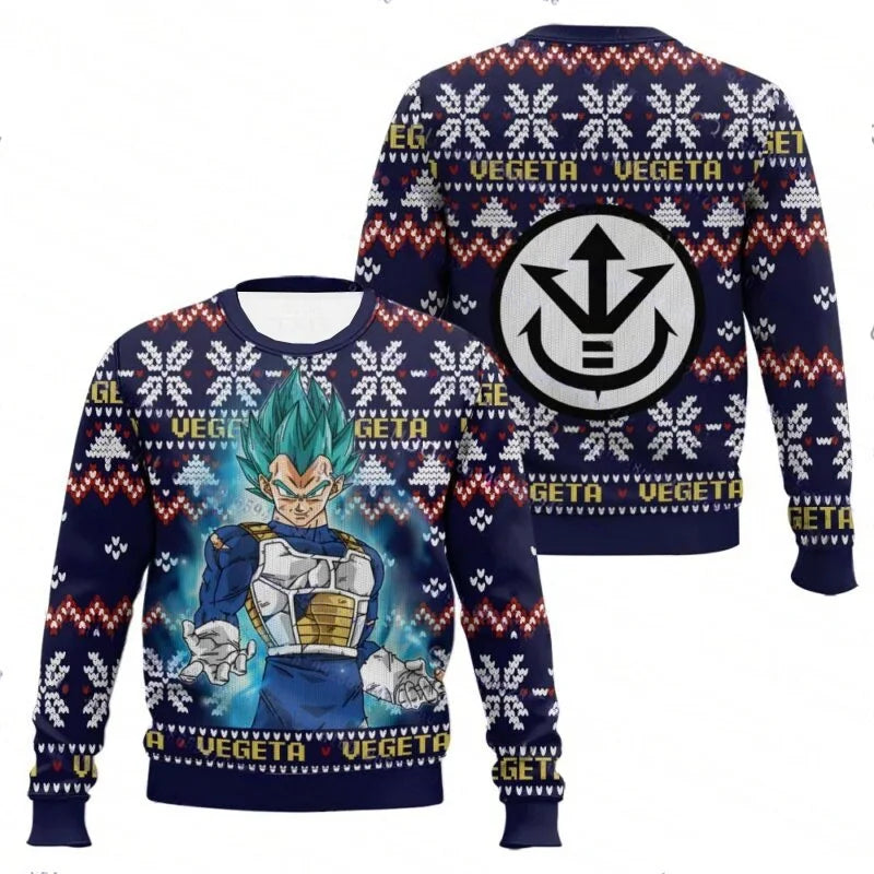 A 2026 trendy Dragon Ball Goku Hoodie featuring an oversized fit and vibrant Japanese anime print, perfect for autumn and winter fashion.