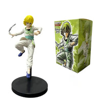 High-quality Hunter x Hunter Anime Figures featuring Gon Freecss, Killua Zoldyck, and Kurapika in dynamic action poses for adult room decor.