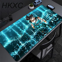 Master Roshi Mouse Pad Dragon Ball gaming desk mat with colorful anime artwork smooth polyester cloth surface stitched edges and non-slip rubber base
