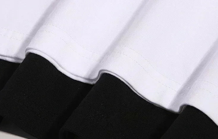 A trendy Nezuko Kamado T-Shirt featuring vibrant color printing of the anime character, designed as loose summer streetwear for men.