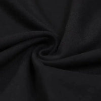 Close-up of soft black fabric used in the Jujutsu Kaisen Sukuna Graphic T-Shirt by MINISO.