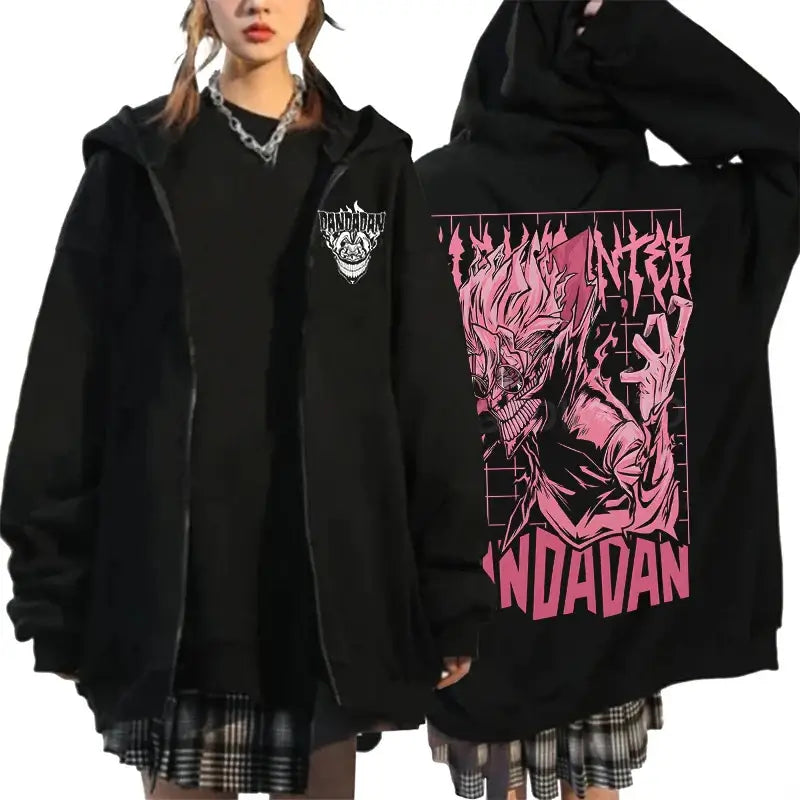 Dandadan Ken Takakura Hoodie | Okarun Anime Zip Up – Infinite