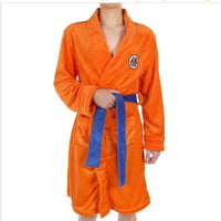 Dragon Ball Goku Flannel Anime Cosplay Bathrobe flat lay flannel warm autumn winter anime