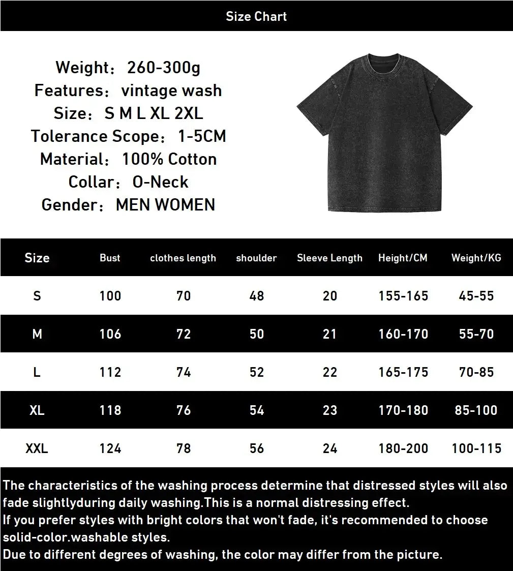 Size chart for Edward and Alphonse Elric T-Shirt with measurements for S, M, L, XL, and XXL.
