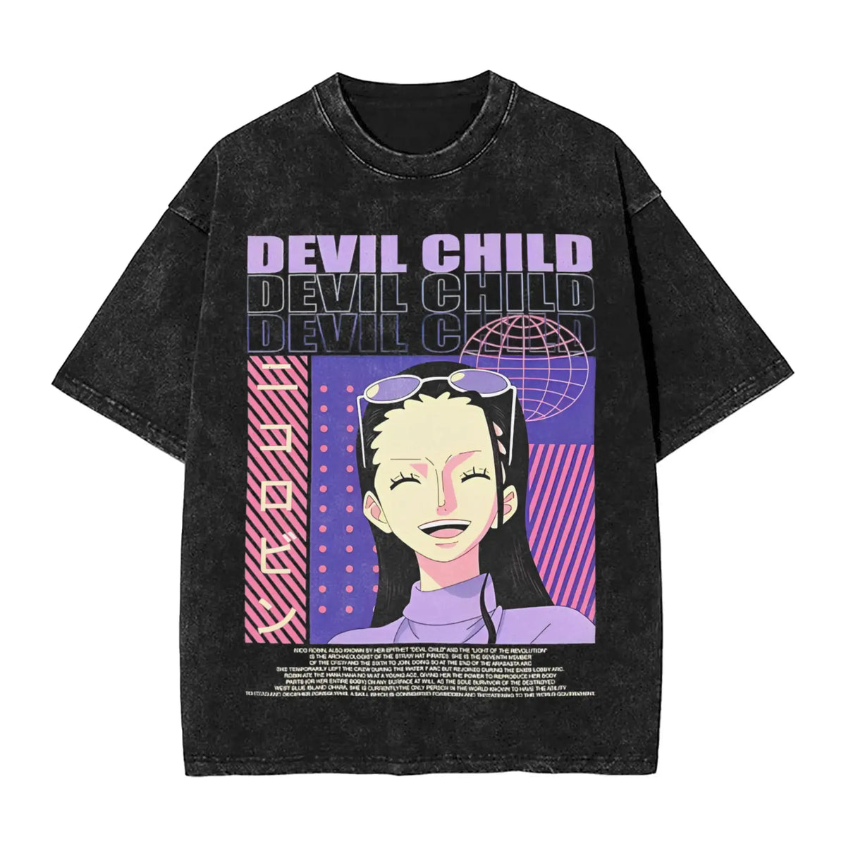 Eustass Kid One Piece Washed T-Shirt | Vintage Streetwear